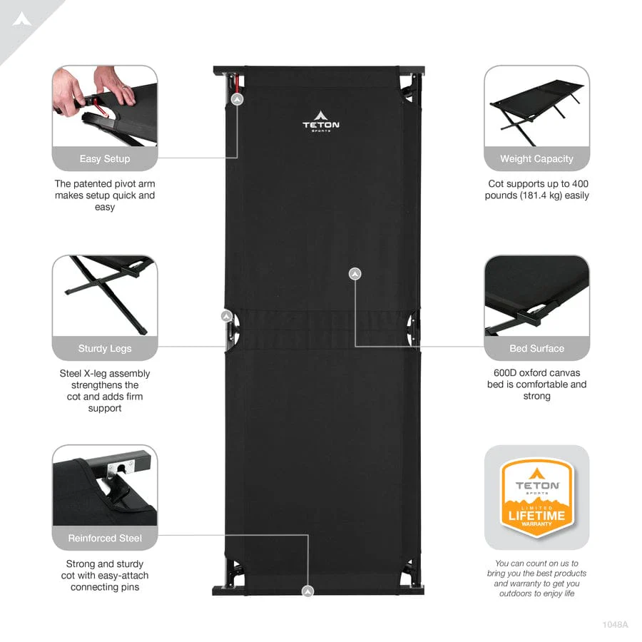 Camp Cot with Pivot Arm (Adventurer & Universal) - Image 15