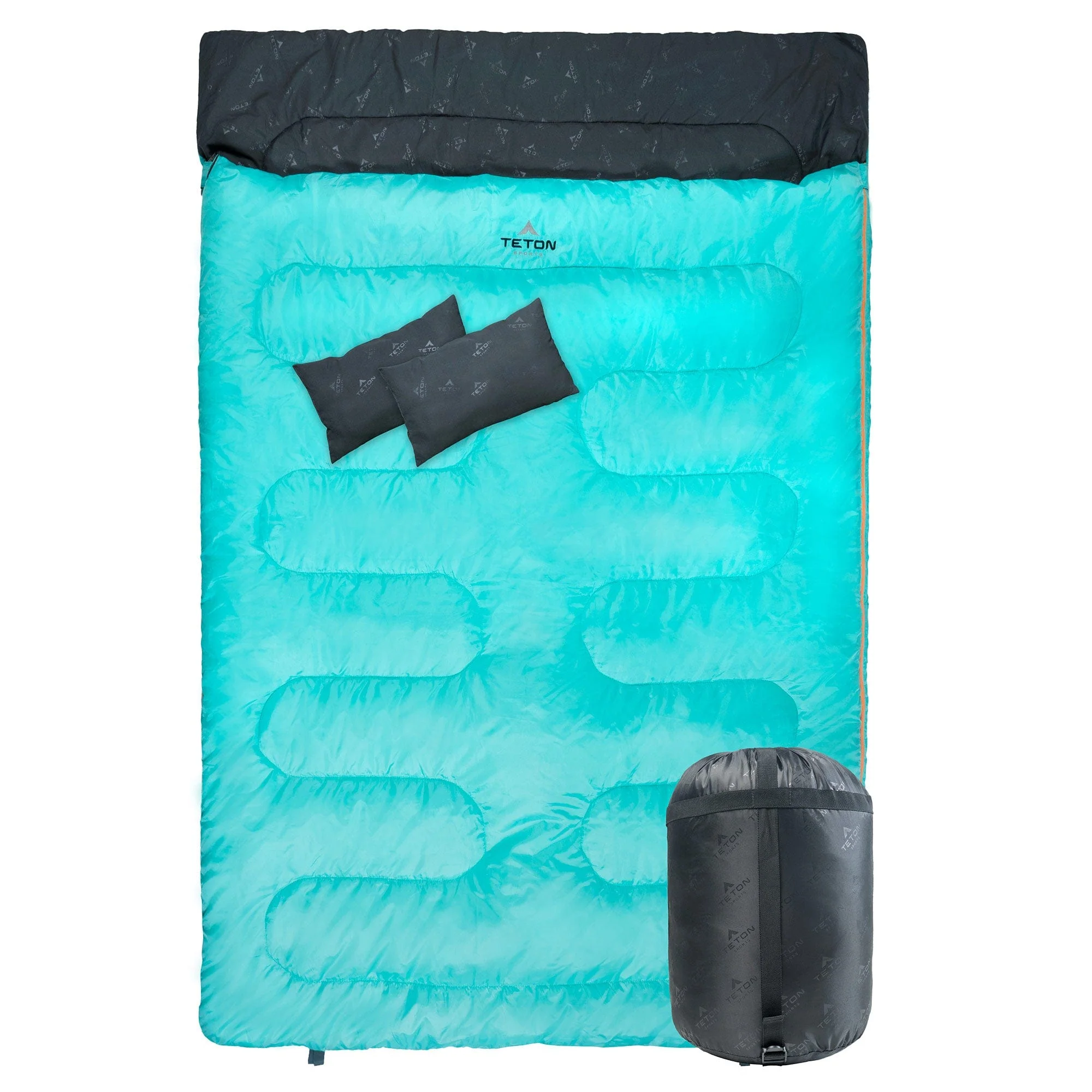 Cascade 40˚F Double Sleeping Bag with Pillows - Image 4