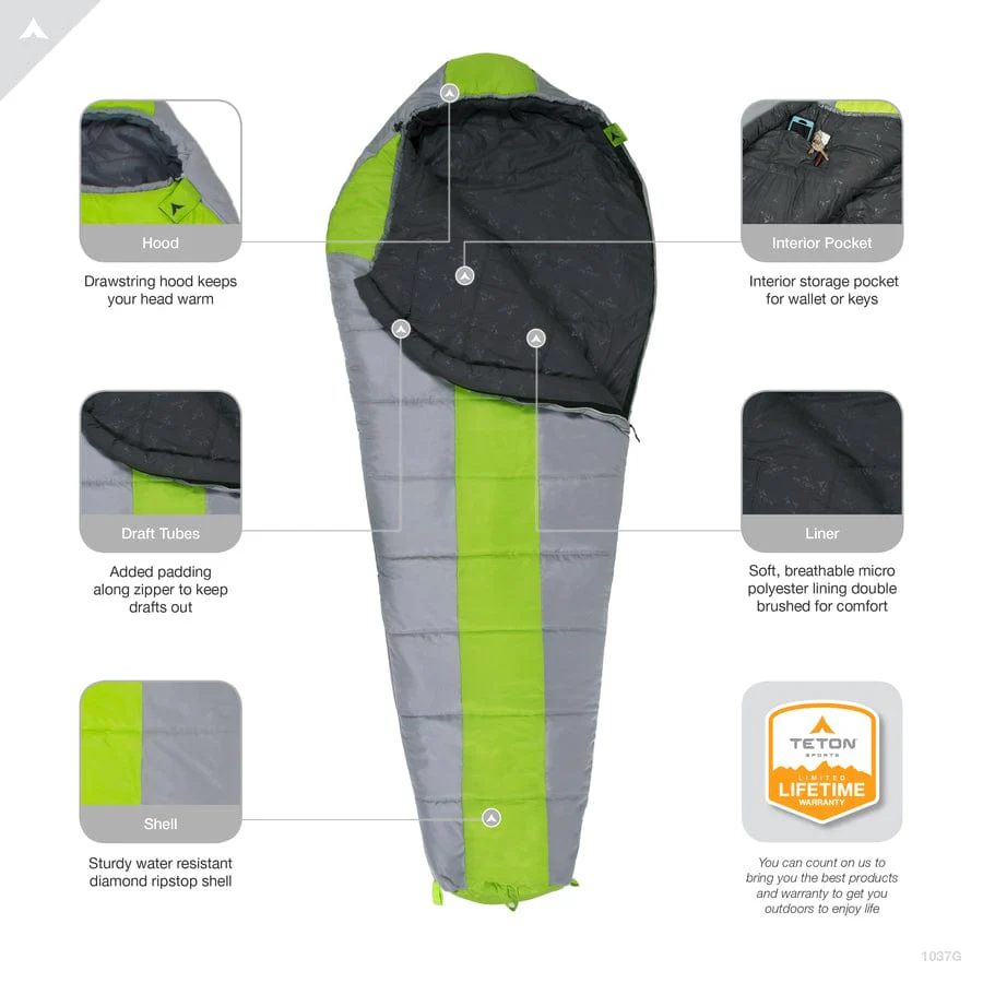 Tracker 5°F Mummy Bag - Image 10